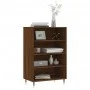 Aparador alto madera de ingeniería marrón roble 57x35x90 cm de vidaXL, Aparadores - Ref: Foro24-827227, Precio: 69,71 €, Desc...