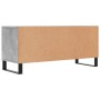 Mueble de TV madera contrachapada gris hormigón 100x34,5x44,5cm en Muebles TV | Comprar online en Foru.es