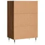 Aparador alto madera de ingeniería marrón roble 57x35x90 cm de vidaXL, Aparadores - Ref: Foro24-827227, Precio: 69,71 €, Desc...