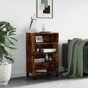 Aparador alto madera de ingeniería roble ahumado 57x35x90 cm de vidaXL, Aparadores - Ref: Foro24-827241, Precio: 75,12 €, Des...