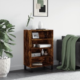 Aparador alto madera de ingeniería roble ahumado 57x35x90 cm de vidaXL, Aparadores - Ref: Foro24-827241, Precio: 76,29 €, Des...