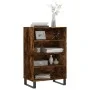 Aparador alto madera de ingeniería roble ahumado 57x35x90 cm de vidaXL, Aparadores - Ref: Foro24-827241, Precio: 75,12 €, Des...