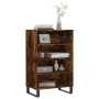 Aparador alto madera de ingeniería roble ahumado 57x35x90 cm de vidaXL, Aparadores - Ref: Foro24-827241, Precio: 76,29 €, Des...