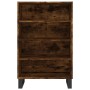 Aparador alto madera de ingeniería roble ahumado 57x35x90 cm de vidaXL, Aparadores - Ref: Foro24-827241, Precio: 76,29 €, Des...
