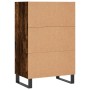 Aparador alto madera de ingeniería roble ahumado 57x35x90 cm de vidaXL, Aparadores - Ref: Foro24-827241, Precio: 76,29 €, Des...