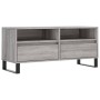 Mueble de TV madera contrachapada gris Sonoma 100x34,5x44,5 cm en Muebles TV | Comprar online en Foru.es