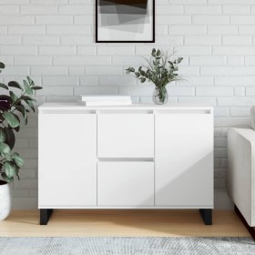 Aparador de madera de ingeniería blanco 104x35x70 cm de vidaXL, Aparadores - Ref: Foro24-827212, Precio: 105,66 €, Descuento: %