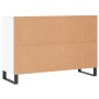 Aparador de madera de ingeniería blanco 104x35x70 cm de vidaXL, Aparadores - Ref: Foro24-827212, Precio: 105,66 €, Descuento: %