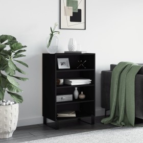 Aparador alto madera de ingeniería negro 57x35x90 cm de vidaXL, Aparadores - Ref: Foro24-827237, Precio: 63,45 €, Descuento: %
