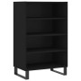 Aparador alto madera de ingeniería negro 57x35x90 cm de vidaXL, Aparadores - Ref: Foro24-827237, Precio: 63,45 €, Descuento: %