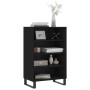 Aparador alto madera de ingeniería negro 57x35x90 cm de vidaXL, Aparadores - Ref: Foro24-827237, Precio: 63,45 €, Descuento: %