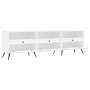 Mueble de TV madera contrachapada blanco 150x30x44,5 cm en Muebles TV | Comprar online en Foru.es