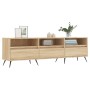 Mueble de TV madera contrachapada roble Sonoma 150x30x44,5 cm en Muebles TV | Comprar online en Foru.es