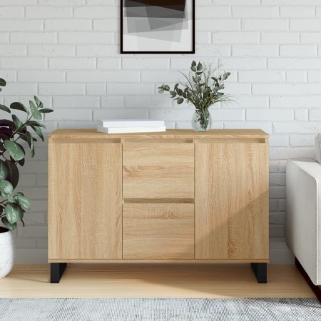 Aparador de madera de ingeniería roble Sonoma 104x35x70 cm de vidaXL, Aparadores - Ref: Foro24-827215, Precio: 98,89 €, Descu...