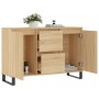 Aparador de madera de ingeniería roble Sonoma 104x35x70 cm de vidaXL, Aparadores - Ref: Foro24-827215, Precio: 98,89 €, Descu...