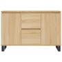 Aparador de madera de ingeniería roble Sonoma 104x35x70 cm de vidaXL, Aparadores - Ref: Foro24-827215, Precio: 98,89 €, Descu...