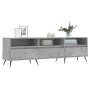 Mueble de TV madera contrachapada gris hormigón 150x30x44,5 cm en Muebles TV | Comprar online en Foru.es