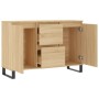 Aparador de madera de ingeniería roble Sonoma 104x35x70 cm de vidaXL, Aparadores - Ref: Foro24-827215, Precio: 98,89 €, Descu...