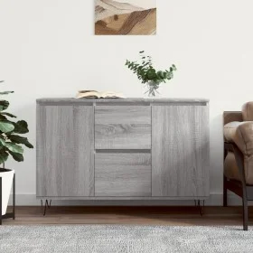 Aparador de madera de ingeniería gris Sonoma 104x35x70 cm de vidaXL, Aparadores - Ref: Foro24-827210, Precio: 92,90 €, Descue...