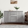 Aparador de madera de ingeniería gris Sonoma 104x35x70 cm de vidaXL, Aparadores - Ref: Foro24-827210, Precio: 94,25 €, Descue...