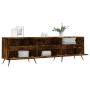Mueble de TV madera contrachapada roble ahumado 150x30x44,5 cm en Muebles TV | Comprar online en Foru.es