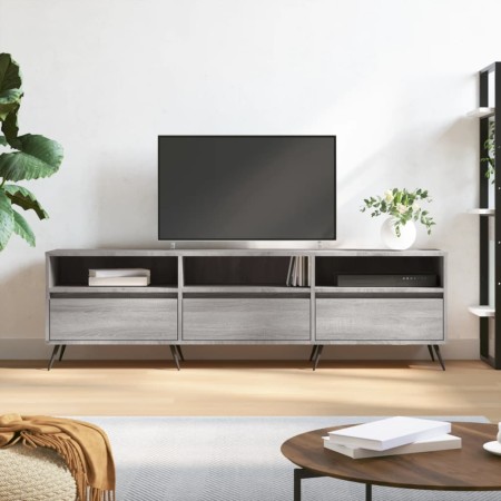 Mueble para TV madera contrachapada gris Sonoma 150x30x44,5 cm en Muebles TV | Comprar online en Foru.es