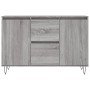 Aparador de madera de ingeniería gris Sonoma 104x35x70 cm de vidaXL, Aparadores - Ref: Foro24-827210, Precio: 94,25 €, Descue...