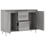 Aparador de madera de ingeniería gris Sonoma 104x35x70 cm de vidaXL, Aparadores - Ref: Foro24-827210, Precio: 94,25 €, Descue...