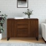 Aparador de madera de ingeniería marrón roble 104x35x70 cm de vidaXL, Aparadores - Ref: Foro24-827219, Precio: 104,33 €, Desc...