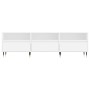 Mueble de TV madera contrachapada blanco 150x30x44,5 cm en Muebles TV | Comprar online en Foru.es