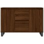Aparador de madera de ingeniería marrón roble 104x35x70 cm de vidaXL, Aparadores - Ref: Foro24-827219, Precio: 104,33 €, Desc...