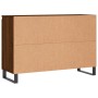 Aparador de madera de ingeniería marrón roble 104x35x70 cm de vidaXL, Aparadores - Ref: Foro24-827219, Precio: 104,33 €, Desc...