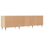 Mueble de TV madera contrachapada roble Sonoma 150x30x44,5 cm en Muebles TV | Comprar online en Foru.es