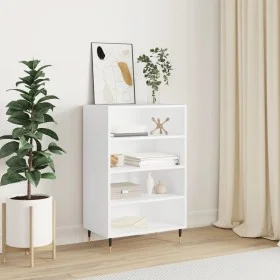 Aparador alto madera de ingeniería blanco 57x35x90 cm de vidaXL, Aparadores - Ref: Foro24-827220, Precio: 56,51 €, Descuento: %