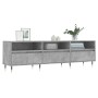 Mueble de TV madera contrachapada gris hormigón 150x30x44,5 cm en Muebles TV | Comprar online en Foru.es