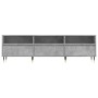 Mueble de TV madera contrachapada gris hormigón 150x30x44,5 cm en Muebles TV | Comprar online en Foru.es