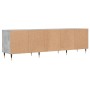 Mueble de TV madera contrachapada gris hormigón 150x30x44,5 cm en Muebles TV | Comprar online en Foru.es