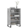 Aparador alto madera de ingeniería gris hormigón 57x35x90 cm de vidaXL, Aparadores - Ref: Foro24-827240, Precio: 61,55 €, Des...