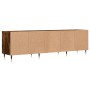 Mueble de TV madera contrachapada roble ahumado 150x30x44,5 cm en Muebles TV | Comprar online en Foru.es