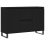 Aparador de madera de ingeniería negro 104x35x70 cm de vidaXL, Aparadores - Ref: Foro24-827213, Precio: 123,31 €, Descuento: %