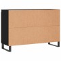 Aparador de madera de ingeniería negro 104x35x70 cm de vidaXL, Aparadores - Ref: Foro24-827213, Precio: 123,31 €, Descuento: %