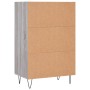 Aparador alto madera de ingeniería gris Sonoma 57x35x90 cm de vidaXL, Aparadores - Ref: Foro24-827234, Precio: 55,53 €, Descu...