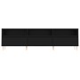 Mueble de TV madera contrachapada negro 150x30x44,5 cm en Muebles TV | Comprar online en Foru.es