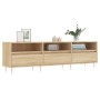 Mueble de TV madera contrachapada roble Sonoma 150x30x44,5 cm en Muebles TV | Comprar online en Foru.es
