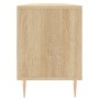 Mueble de TV madera contrachapada roble Sonoma 150x30x44,5 cm en Muebles TV | Comprar online en Foru.es