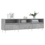 Mueble de TV madera contrachapada gris hormigón 150x30x44,5 cm en Muebles TV | Comprar online en Foru.es