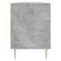 Mueble de TV madera contrachapada gris hormigón 150x30x44,5 cm en Muebles TV | Comprar online en Foru.es