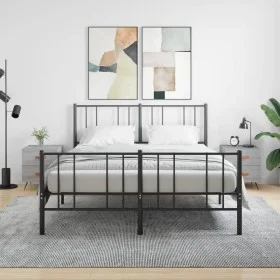 Mesitas noche 2 uds madera ingeniería gris Sonoma 40x35x47,5 cm de vidaXL, Mesitas de noche - Ref: Foro24-827257, Precio: 81,...