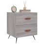 Mesitas noche 2 uds madera ingeniería gris Sonoma 40x35x47,5 cm de vidaXL, Mesitas de noche - Ref: Foro24-827257, Precio: 82,...