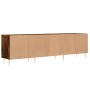 Mueble de TV madera contrachapada roble ahumado 150x30x44,5 cm en Muebles TV | Comprar online en Foru.es